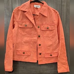 Apricot Denim Jacket By Chadwicks